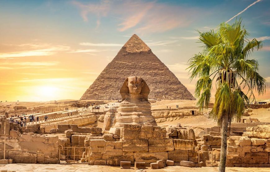 trips to Egypt pyramids & New Egyptian Museum – Plane Package