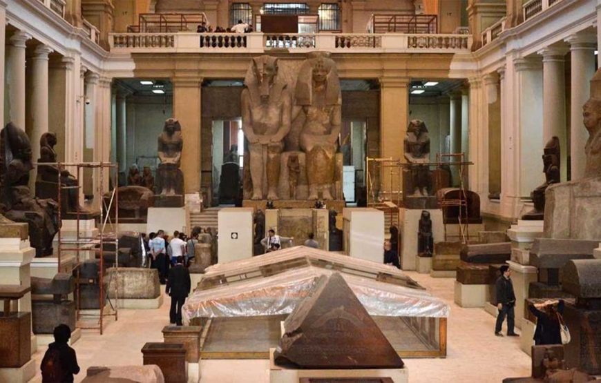 trips to Egypt pyramids & New Egyptian Museum – Plane Package