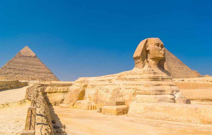trips to Egypt pyramids & New Egyptian Museum – Plane Package