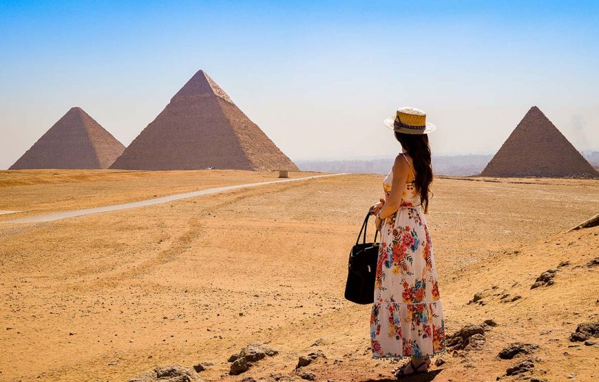 trips to Egypt pyramids & New Egyptian Museum – Plane Package