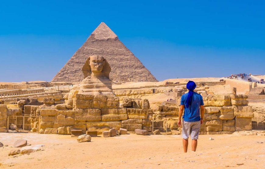 trips to Egypt pyramids & New Egyptian Museum – Plane Package